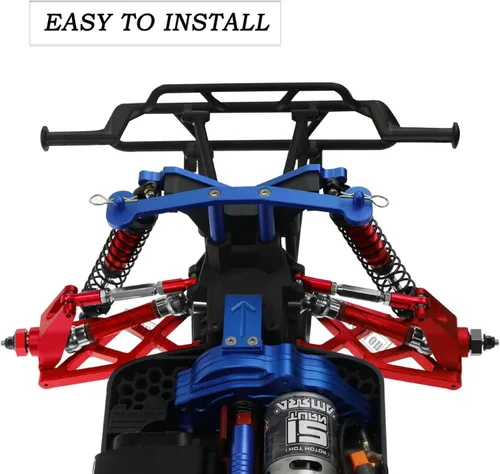 Vista 3 de Pieza de actualizaciones para 1/10 Vorteks/Granite/Senton 4x4 3S Blx & Mega 550, eje de transmisión delantero trasero, brazos, bloques de dirección