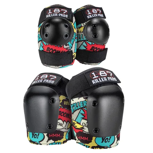 Vista 9 de 187 Killer Pads Paquete combinado de rodilleras, coderas, negro, XS