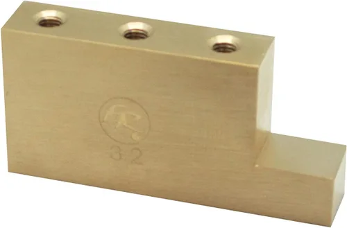 Vista 3 de Floyd Rose FROFTBL32 Fat Brass L Block Puente para Guitarra Eléctrica, 1.260 in