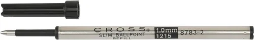 Vista 2 de Pen Savings Paquete combinado, repuesto de bolígrafo delgado genuino para bolígrafos Cross Click, tinta negra, paquete de 5, 8783-2, paquete a granel