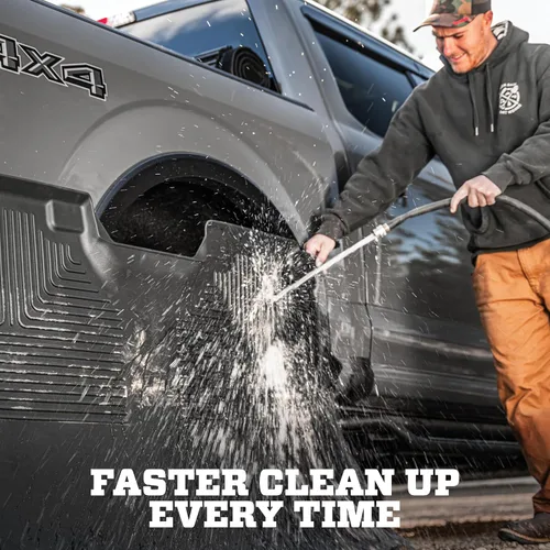 Vista 3 de Husky Liners tapetes para piso de auto delanteros y traseros.