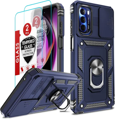 Vista 248 de LeYi Funda para Samsung Galaxy A05 (no compatible con A05S) con protector de pantalla y protector de lente de cámara, funda resistente de grado Negro