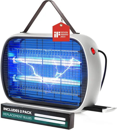 Buzbug Exterminador de insectos interior para 5000 pies cuadrados, matamosquitos eléctrico instantáneo de 20 W, exterminador de moscas de alto