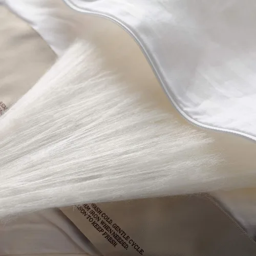 Vista 5 de CUDDLE DREAMS Edredón de Seda para Primavera/Verano/Otoño, Relleno 100% de Seda de Fibra Larga, Natural y Transpirable (Tamaño Queen)