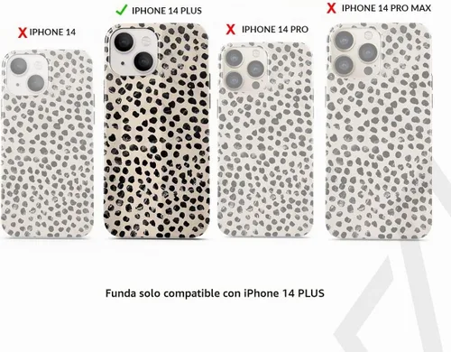 Vista 2 de BURGA - Funda unisex para iPhone 14 Plus, funda protectora de doble capa Latte de almendra