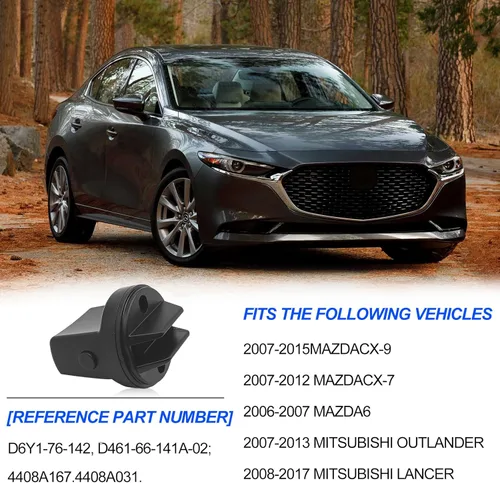 Vista 5 de Pomo de encendido para llave de encendido compatible con Mazda CX-9 2007-2015 2006-2007 Mazda 6 2007-2011 CX7 Reemplaza# D461-66-141A-02 D6Y1-76-142