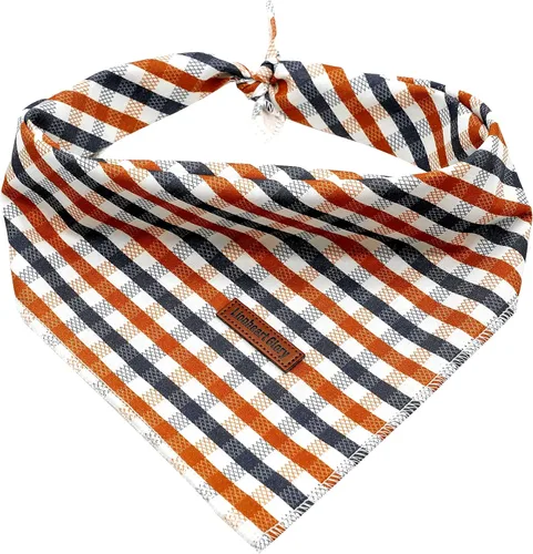 Vista 35 de Lionheart glory Bandana de Halloween para perros 1 paquete Bufanda suave lavable para perros, pañuelo cuadrado ajustable para perros pequeños y A