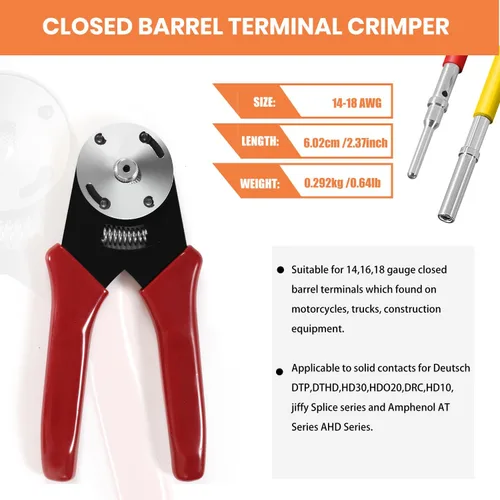 Vista 5 de Kit de conectores DT de 366 piezas, 28 kits de conectores DT, 2 3 4 6 8 12 pines, herramienta de prensado DT, herramienta de extracción