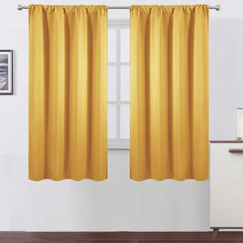 Vista 59 de LEMOMO Cortinas opacas grises, 52 x 84 pulgadas, juego de 2 paneles de cortinas opacas con aislamiento térmico para oscurecer la habitación