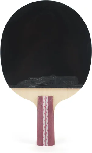 Vista 2 de DHS Ping Pong Paddle 4006, raqueta de tenis de mesa, Penhold con protección de goma LANDSON