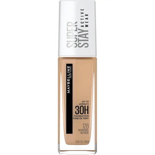 Vista 2 de Maybelline Super Stay Base Líquida de Cobertura Completa Active Wear Makeup, Hasta 30 Horas de Duración, Resistente a Transferencias, Sudor y Agua