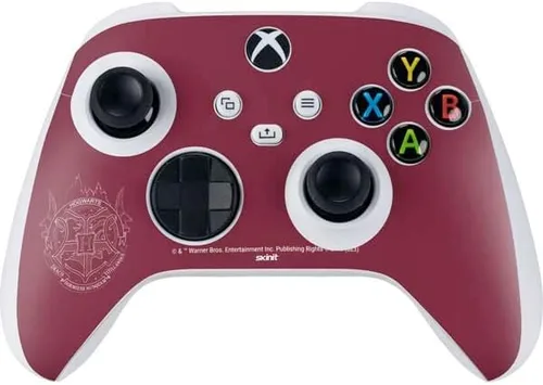 Vista 11 de Skinit Calcomanía para juegos compatible con el controlador Xbox Series S – Diseño oficial de Wizarding Worlds Harry Potter Deathly Hallows Symbol