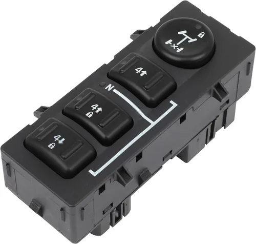 Vista 8 de CCIYU Interruptor selector de caja de transferencia 4X4 compatible con Hummer H2 2003-2007 Reemplaza 19259310, interruptor del controlador de rueda