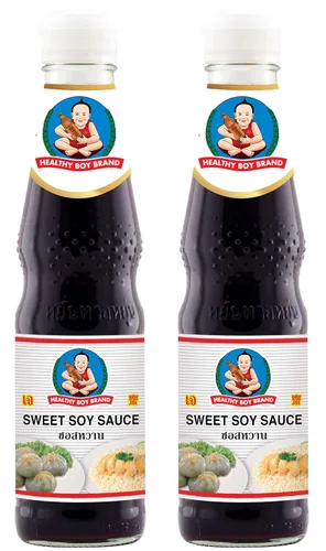 Vista 4 de Healthy Boy Salsa de soja dulce tailandesa (marca blanca), 14 onzas, producto de Tailandia (paquete de 1)