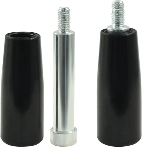 Vista 2 de Mango giratorio para máquina de volante, mango de rosca M6 x 1.969 in, mango giratorio para máquina de torno, equipo mecánico, instrumento