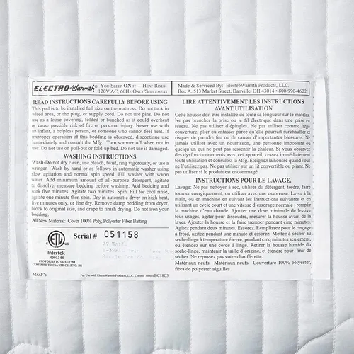 Vista 4 de Almohadilla climatizada