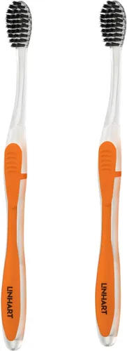 Vista 13 de LINHART Cepillo de dientes extra suave – Cepillo de dientes blanqueador de dientes con cerdas de longitud múltiple..
