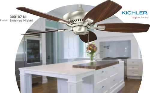 Vista 3 de Kichler 300107OBB 44-Inch Canfield Fan, Oil Brushed Bronze