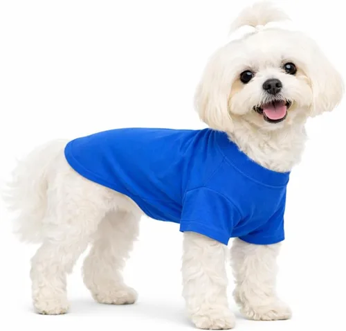 Vista 31 de Lovelonglong 2019 - Ropa para mascotas, Disfraces para Perro, Ropa Camisetas en blanco para Perros Grande Medianos Pequeños 100% Algodón 18