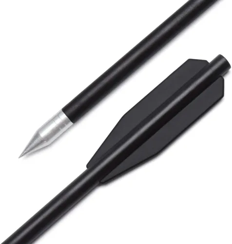 Vista 7 de Juego de 60 mini pernos de ballesta de tiro con arco de 6.3 pulgadas, 50-80 libras, con punta de metal afilada, dardos de flecha reutilizables