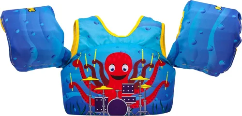 Vista 17 de Body Glove Paddle Pals - Chaleco salvavidas para niños aprobado por la Guardia Costera para aprender a nadar PFD