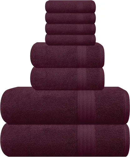 Vista 61 de GLAMBURG Sábana de baño de algodón extra grande premium de 700 GSM 35x70 - 100% algodón peinado - Calidad de hotel y spa de lujo - Duradera