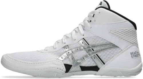 Vista 13 de Asics Men 's matflex 5 calzado para lucha libre Negro/New Leaf