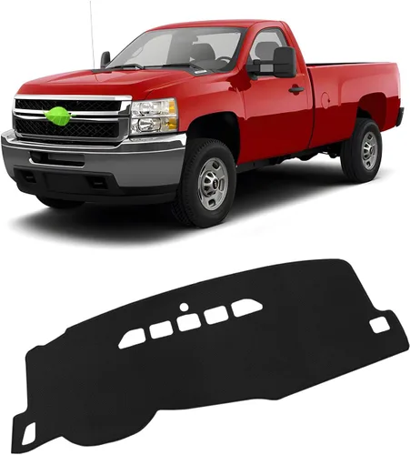 Vista 77 de FIILINES - Cubierta para tablero, accesorio para tablero de malla antideslizante, parasol sin reflejos y protector compatible con Toyota Tundra