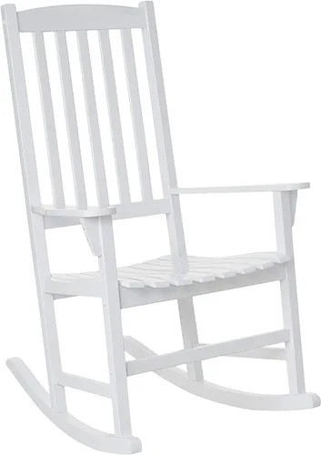 Vista 15 de Cambridge Casual Silla mecedora Bentley de madera maciza, color negro