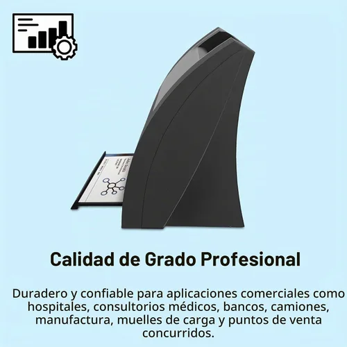 Vista 3 de Ambir nScan 690gt-AS Escáner de Tarjetas Vertical de Alta Velocidad para PC con Windows y MAC