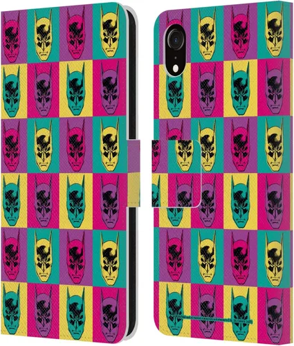 Vista 97 de Head Case Designs Funda de piel con licencia oficial de Batman DC Comics con logotipo envejecido, estilo vintage, a la moda, compatible con Apple