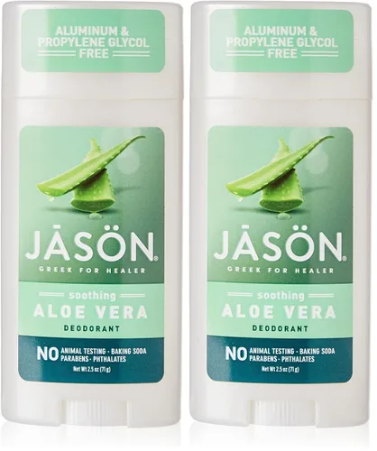 Vista 5 de Desodorante en barra de Aloe Vera por jason. 2.5 oz, 2.5 onza