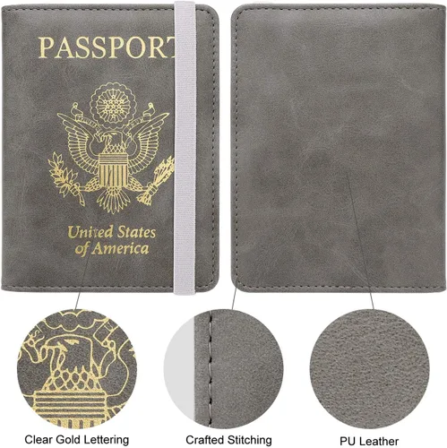 Vista 2 de Walnew RFID - Funda para pasaporte
