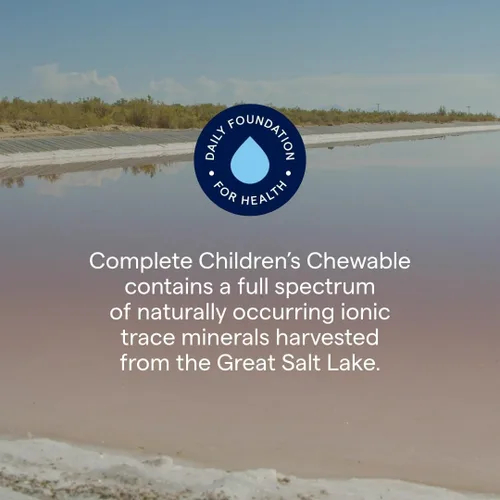 Vista 3 de Trace Minerals Complete Children's Masticable - Multivitamínico sin gluten para niños - Suplemento multivitamínico masticable para apoyar la salud