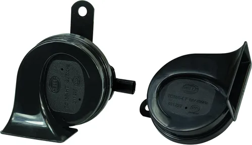 Vista 18 de HELLA 012010971 Kit de Bocina de Trompeta Negra de 12V (Ajuste Universal - Paquete Blíster)