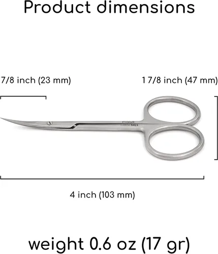 Vista 3 de Tijeras profesionales para cutículas Maluk, grandes