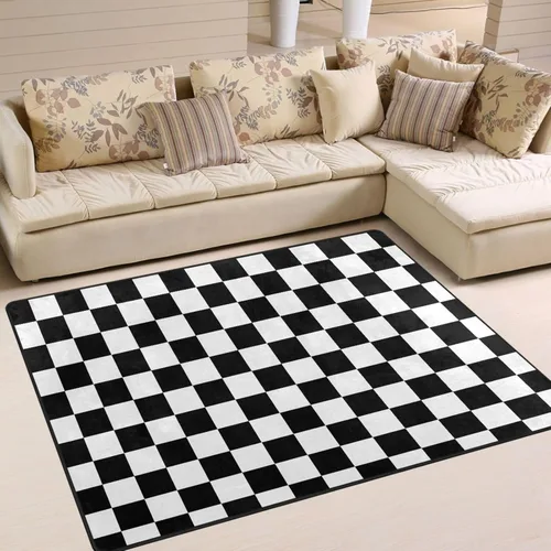 Vista 35 de ALAZA Tower Sea Ocean Blossom - Alfombra para sala de estar, dormitorio, 4 x 5 pies 3 pulgadas