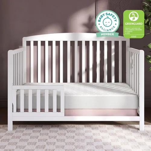 Vista 7 de Dream On Me Colchón transpirable 2 en 1 para cuna y cama infantil, 5 pulgadas