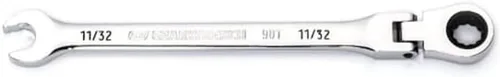 Vista 16 de GEARWRENCH Llave combinada de trinquete de cabeza flexible de 12 puntos con arco oscilante de 4 grados - 86753