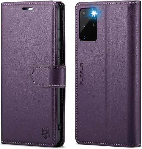 Vista 9 de FLIPALM Funda tipo cartera para Samsung Galaxy S20+/S20 Plus de 6.7", color Negro