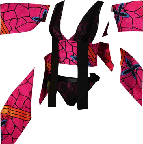 Vista 2 de Disfraz de cosplay de Ngchaya para Demon Slayer Kimetsu No Yaiba Ume