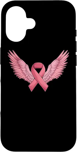 Pink Ribbon Wings | Breast Cancer Awareness Case for iPhone 16