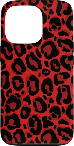 Vista 10 de Red Leopard Phone Case Cheetah Skin Pattern Women Case for iPhone 17