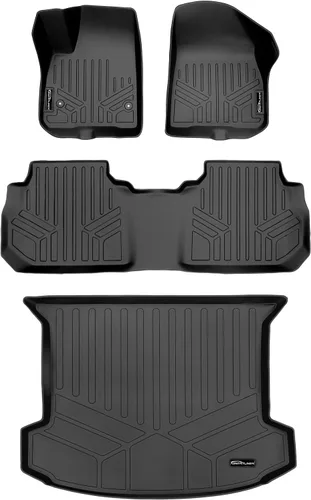 Vista 9 de MAXLINER - Juego de alfombrillas de primera fila, color negro, compatibles con Cadillac XT5 2017-2025