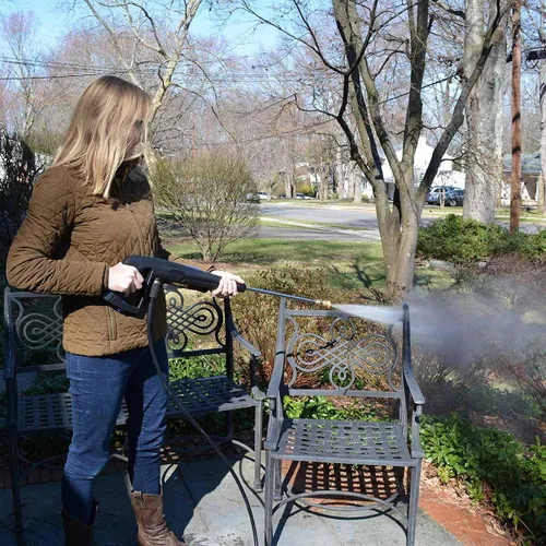 Vista 6 de AR Blue Clean AR2N1 Lavadora de Presión Eléctrica - 2050 PSI, 1.4 GPM, 13 Amperios, Accesorios de Conexión Rápida, Carrito Desmontable 2 en 1