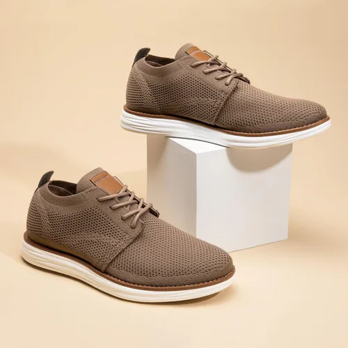 Vista 6 de Bruno Marc Zapatillas de malla para hombre Oxfords ligeras