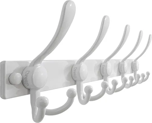 Vista 43 de Dseap Perchero de pared 2.0 Pro: resistente 300% más grueso, montaje en perno de 16 pulgadas, ganchos de pared de acero inoxidable para ropa