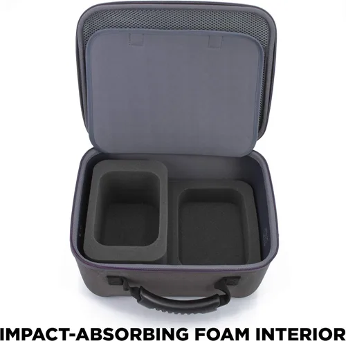 Vista 4 de CASEMATIX Hard Shell Travel Case Compatible with Oculus Quest 2 - Protective Travel Case for VR Headset and Controllers with Impact-Absorbing Foam