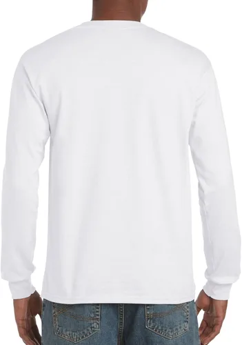 Vista 2 de Gildan Ultra Cotton Camiseta de manga larga de algodón para hombre estilo G2400 paquete múltiple