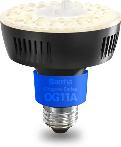 Vista 14 de Barrina Orbgrow OG11A Grow Light Bulbs for Indoor Plants, Integrated Dimming & Timing, 4000K 11W(100 Watt Equiv), E26 Plant Light Bulb, Full
